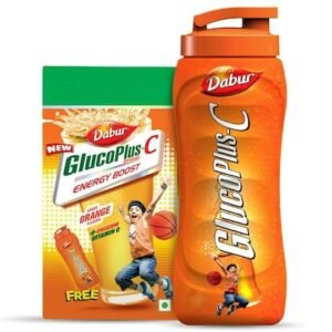 GLUCOPLUS C DABUR 450 GM + BOTTLE