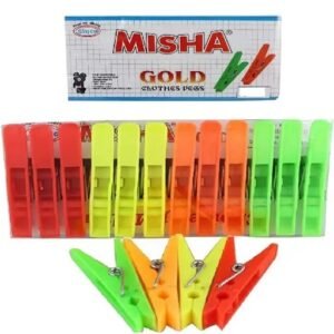 PLASTIC CLOTHCLIP MISHA GOLD